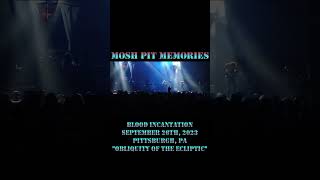 Mosh Pit Memories  Blood Incantation  Pittsburgh PA  Obliquity of the Ecliptic pt 5 rock metal [upl. by Arndt]