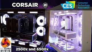 CES 2024 Corsair  Cases coolers and pump tops [upl. by Niveb139]