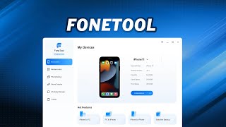 Free iPhone Management Software  Transfer amp Backup iPhone with FoneTool [upl. by Eilyac]