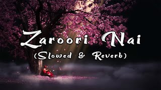 Zaroori Nai  Afsana Khan SlowedReverb🎧 [upl. by Gnaig]