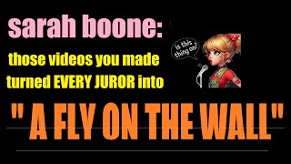 Sarah Boone Day 5 Eliminated ALL DOUBT Fingers Crossed Jurors Will Feel Same Way [upl. by Bohon575]