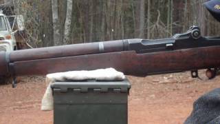 Loading and Shooting the M1 Garand [upl. by Yrohcaz698]