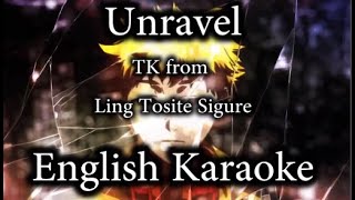 Unravel ✧ Tokyo Ghoul English Karaoke [upl. by Sension]