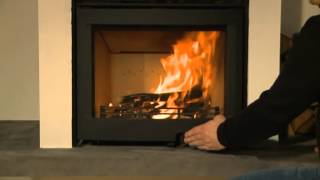 How to light your fireplace insert  Contura [upl. by Einnol]