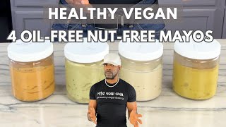 Healthy Vegan Easy Oilfree Nutfree Mayo Chipotle Pesto Golden Plain [upl. by Kapor555]