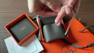 unbox Hermes Amulettes Birkin Pendant [upl. by Laurence]