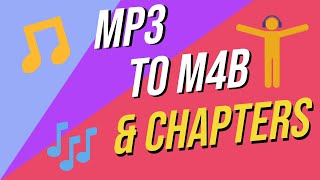 How to convert MP3 to M4b and add chapters Audiobooks 2021 [upl. by Nalyac]