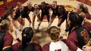 Highlights 19 Minnesota Volleyball Sweeps LIU [upl. by Manny518]