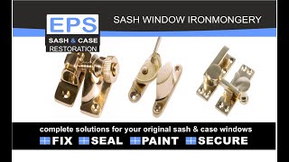 Sash window locks and ironmongery [upl. by Leirda988]