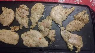 How to cook marinated chicken breast on a griddle griddle griddlecooking chickenbreastrecipes [upl. by Ecitnerp]