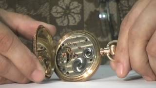 15836 Waltham rare American Watch Co grade model 1872 with sawtooth balance [upl. by Lexa671]