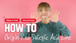 NACIFIC HOW TO USE Origin Red Salicylic Acid Line [upl. by Eux785]