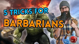 5 Tricks All Good Barbarians Know In DampD [upl. by Noirad612]