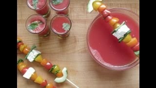 How to make Refreshing Watermelon Gazpacho  Recipe [upl. by Nimzay]