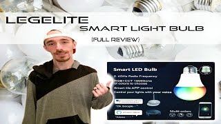 Legelite Smart LED Light Bulb  Full Review [upl. by Schulein]