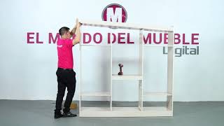 TUTORIAL Ropero seis puertas tres cajones [upl. by Odradlig]