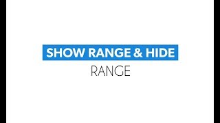 RGS Rebar  Detailing  Show Range amp Hide Ranges [upl. by Renelle]