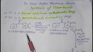 Mebendazole synthesis and uses Anthelmintic drug Medicinal chemistry [upl. by Belden20]