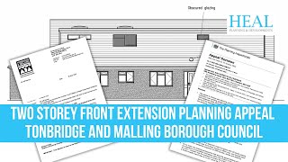 Two Storey Front Extension Planning Appeal Tonbridge and Malling Borough Council [upl. by Darda842]