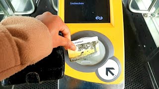 How to use your Ovchipcard in Netherland train station [upl. by Acired]