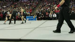 Wisconsin high school wrestler receives chorus of boos from crowd after winning STATE CHAMPIONSHIP [upl. by Nitsid167]