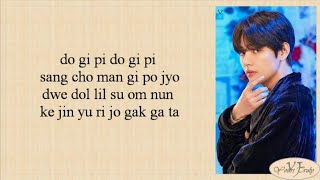 V BTS 방탄소년단  Stigma Easy Lyrics [upl. by Nelo89]