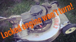 DIY Unseize a Locked Up Small Engine [upl. by Scheider]