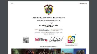 CAPACITACIÓN VIRTUAL REGISTRO NACIONAL DE TURISMO – RNT [upl. by Leonteen]