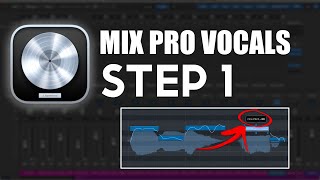 Mix PRO Vocals in Logic  Step 1 NATURAL Vocal Tuning and timing [upl. by Burnard]