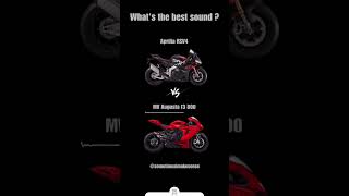 Aprilia RSV4 vs MV Augusta f3 800 use headphones automobile motorcycle sportbike sound [upl. by Pontius139]