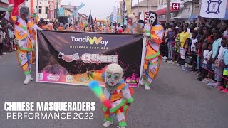 Takoradi Masquerade Festival 2022 Chinese Masqueraders Performance  Superb [upl. by Isiad859]