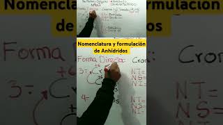 Anhídridos u óxidos no Metálicos formulación y nomenclatura química anhidridos [upl. by Bank]