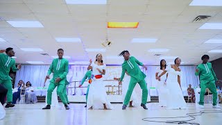 Best Congolese Traditional Wedding Entrance Dance  Djalelo Benoit and Mapendo Minneapolis MN [upl. by Shorter836]