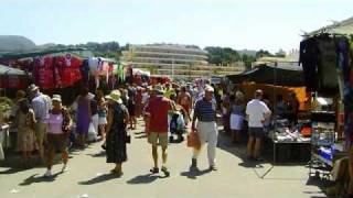 Moraira Spanien Wochenmarkt Markt Costa Blanca [upl. by Cristobal]