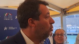 Salvini quotConto di incontrare Toti il prima possibilequot [upl. by Berta]