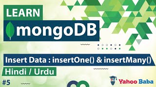 MongoDB Insert Document in Collection Tutorial in Hindi Urdu [upl. by Abert301]