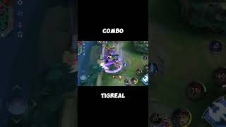 Tigreal combo mlbb mobilelegends shortvideo shorts [upl. by Aremus]