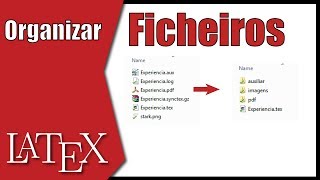 Organização de ficheiros  LaTeX  TeXstudio  Tutorial [upl. by Puduns]