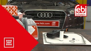 EN Audi 7Speed DirectShift Transmission Oil amp Filter Replacement [upl. by Lien]