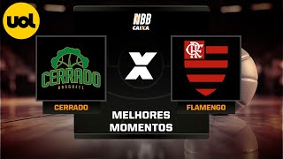 NBB CAIXA MELHORES MOMENTOS CERRADO 83 X 86 FLAMENGO [upl. by Aihsenek115]