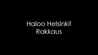 Haloo Helsinki  Rakkaus [upl. by Tearle]