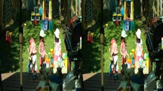 eloise amp Luke Playing in the Garden 3D May 2016 [upl. by Aelam]