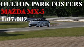 iRacing Oulton Park Fosters MX5 Track Guide  Hotlap [upl. by Sara-Ann]