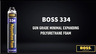 BOSS® Products India  Best GunGrade PU Foam  BOSS 334 [upl. by Ahseid]