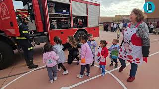 Simulacro de incendio en el CEIP Buenos Aires de Benavente [upl. by Farrow]