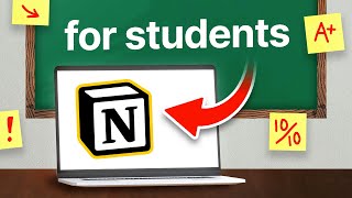 Free Notion Template for Students  The ULTIMATE Study Companion [upl. by Joelle]