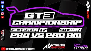 RaceFacePro GT3 Championship Round 6 Season 17 [upl. by Capon]