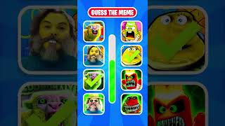 Guess Meme Song Famous Meme Sing Spongebob  Zoonomaly Theme meme spongebob shorts [upl. by Shetrit]