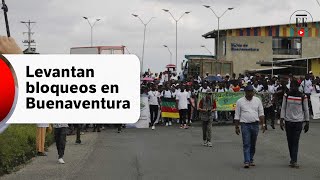 Crisis en Buenaventura levantan bloqueos que denunciaban desplazamiento forzado  El Espectador [upl. by Halvaard381]