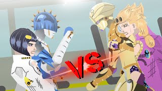 Giorno Vs Bucceriati  Jojos Bizarre Adventure Golden Wind  Fan Made [upl. by Annaek]